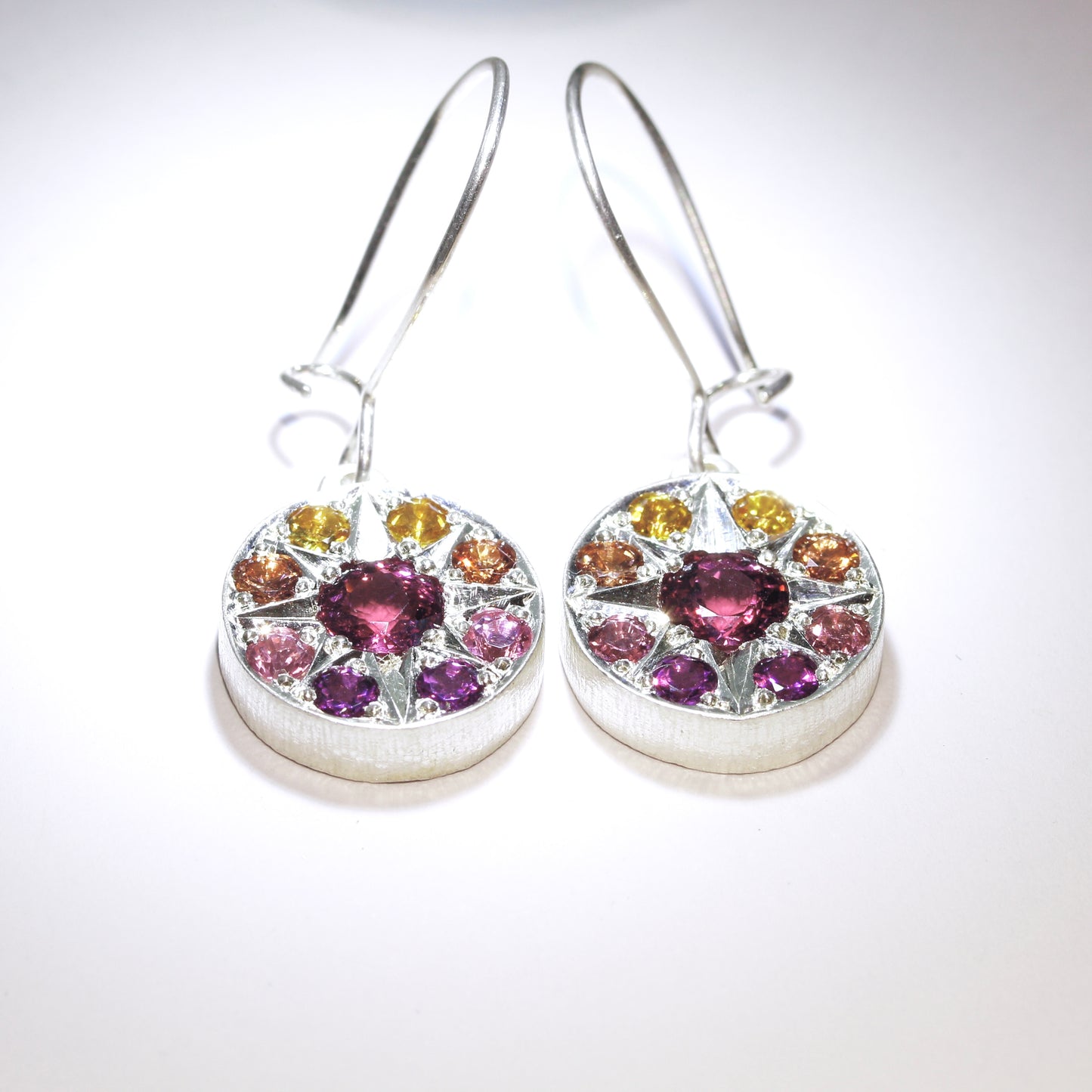 Sunset bouquet earrings