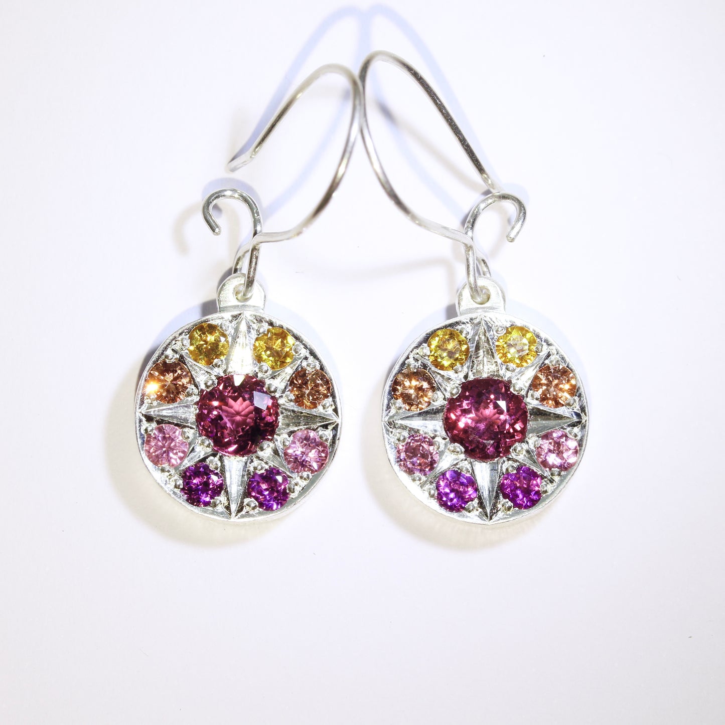 Sunset bouquet earrings