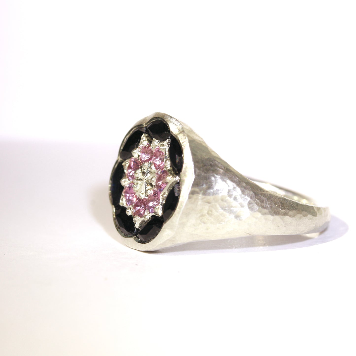 Midnight bloom ring