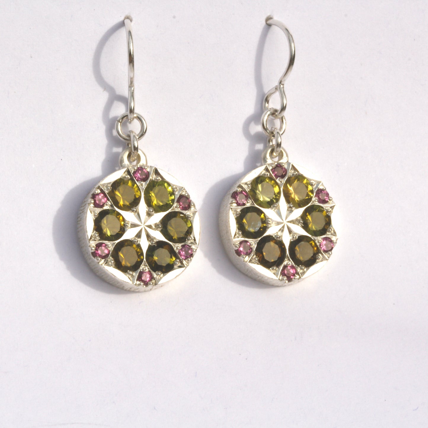 Forest kaleidoscope earrings