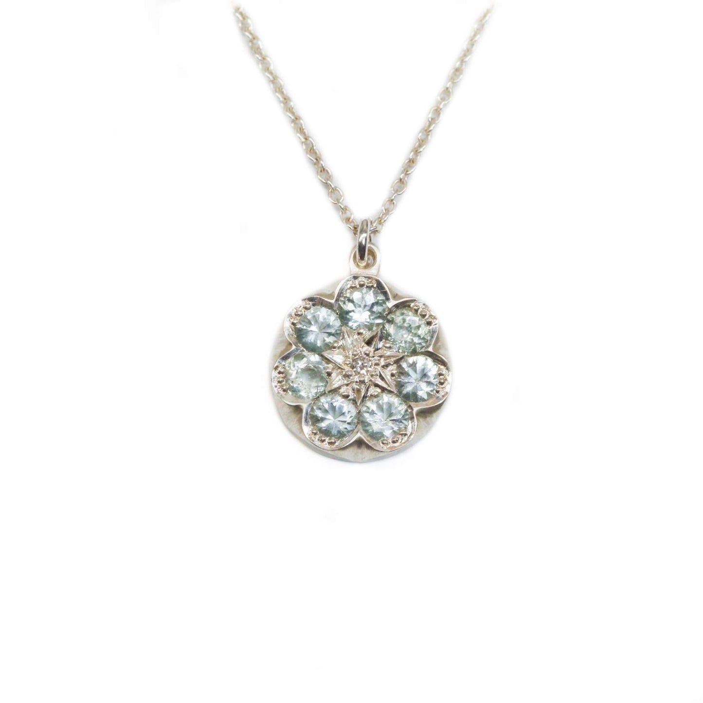 Frost flower pendant
