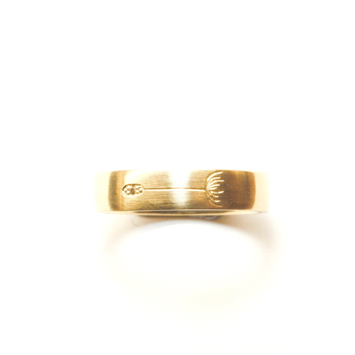 Gold dande wish ring