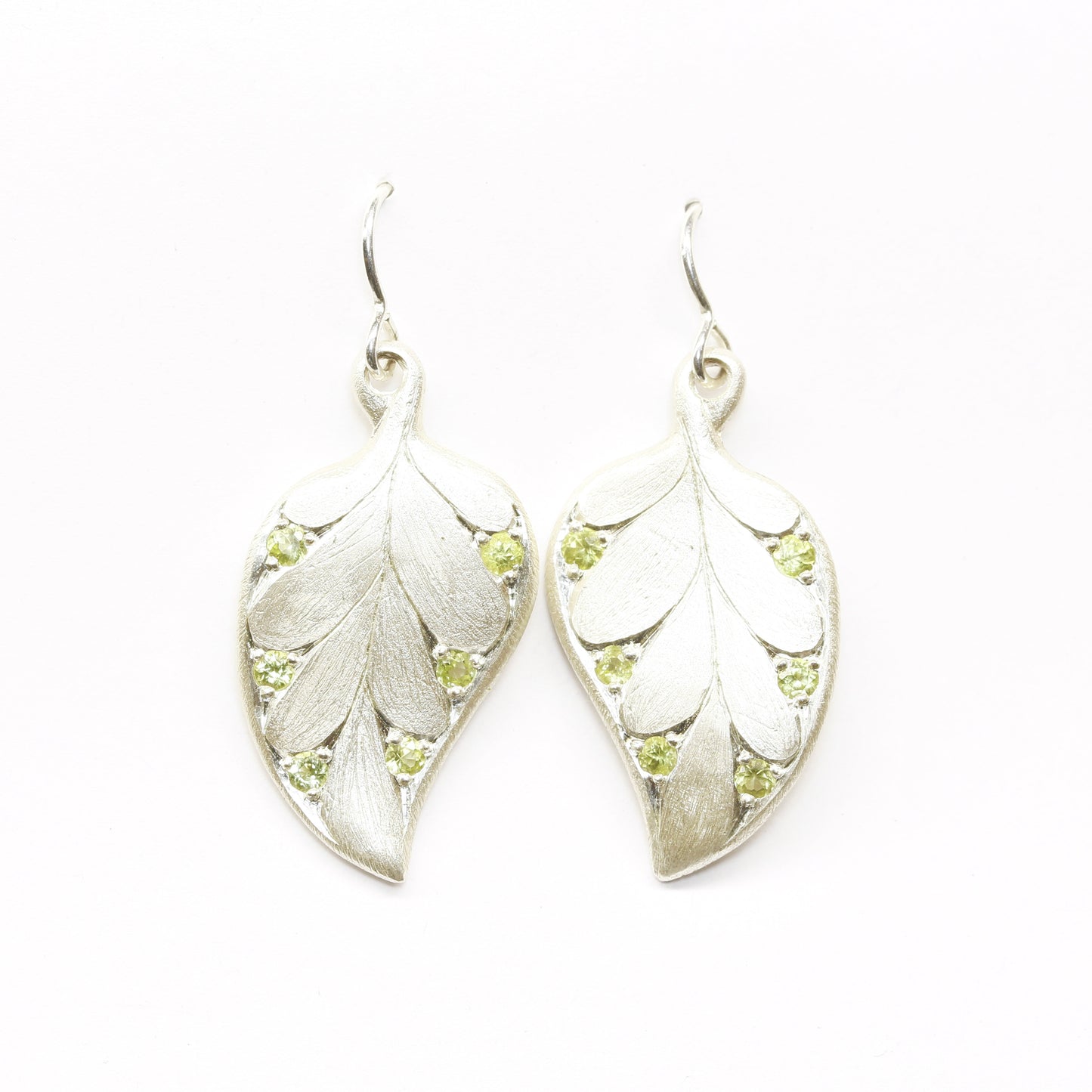 Ribbonwood leaf earrings
