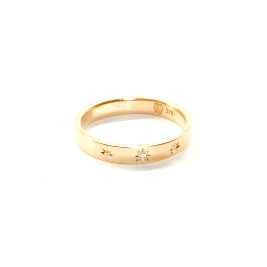 Rose gold starry starry ngaio ring